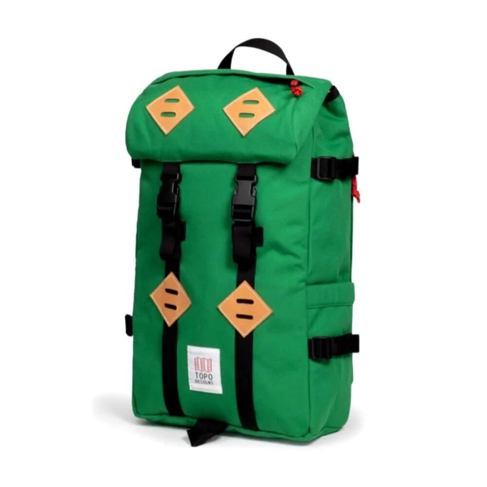 Huckberry x Topo Designs Klettersack Hiking Backpack $159 Alpine Meadow Green